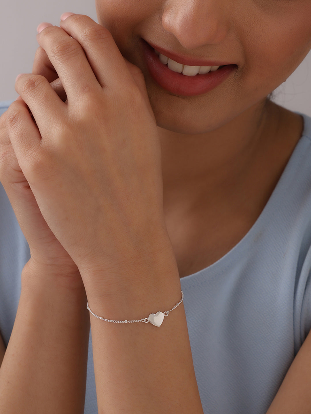 Amoura Beaded Heart Bracelet