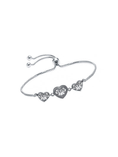 Intricate hearts Adjustable Bracelet