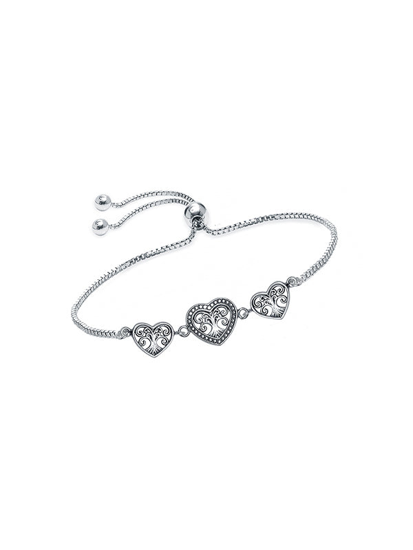 Intricate hearts Adjustable Bracelet