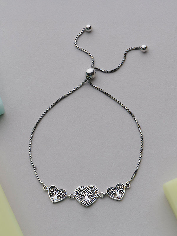 Intricate hearts Adjustable Bracelet