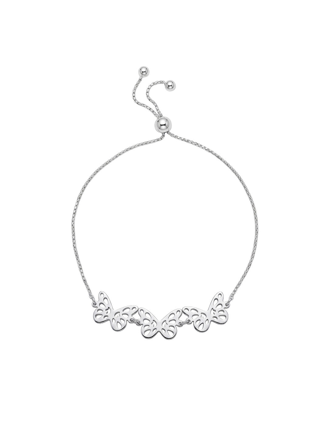 Silver Adjustable Slider Bracelet