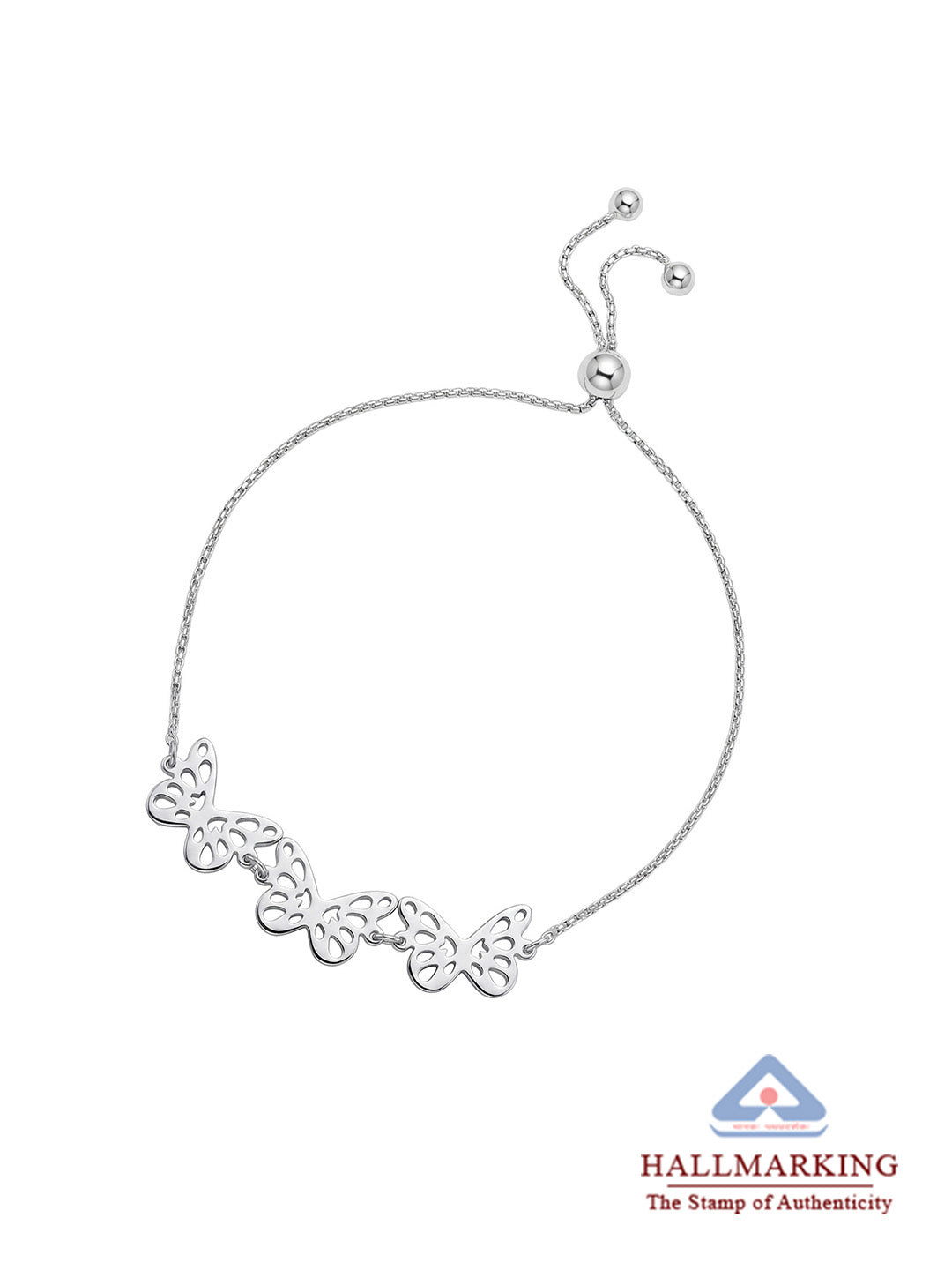 Silver Adjustable Slider Bracelet