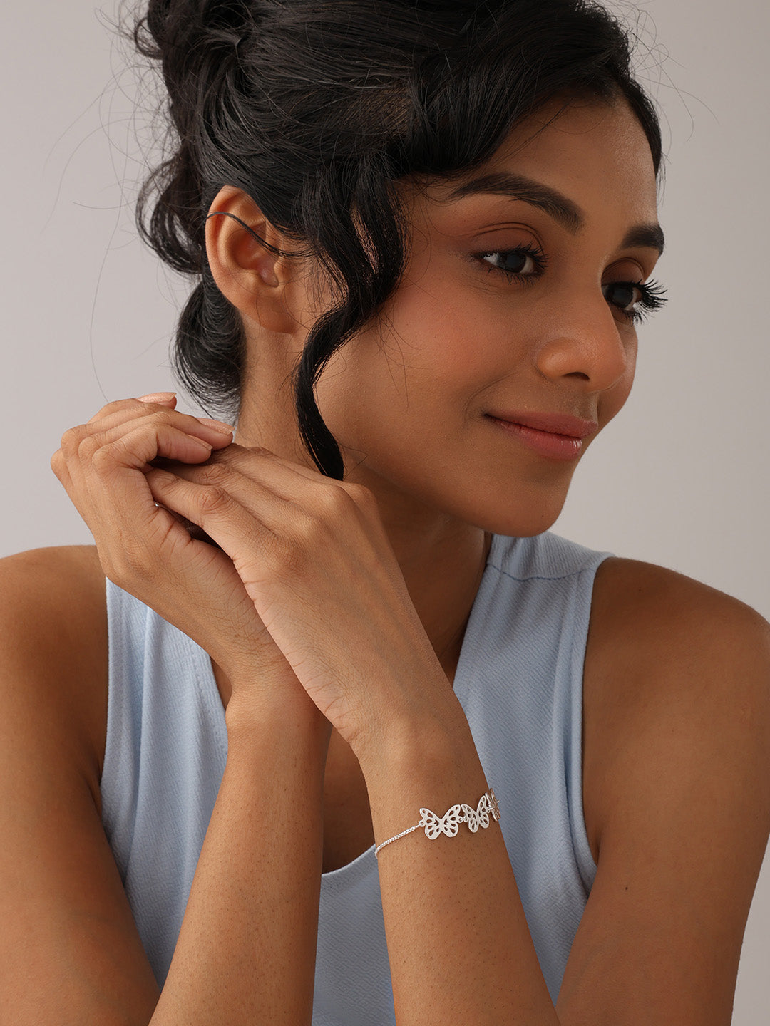 Silver Adjustable Slider Bracelet