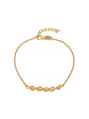 Elara Oval Bead Chain Bracelet