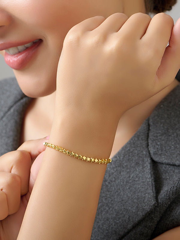 Golden Celestia Star Bracelet