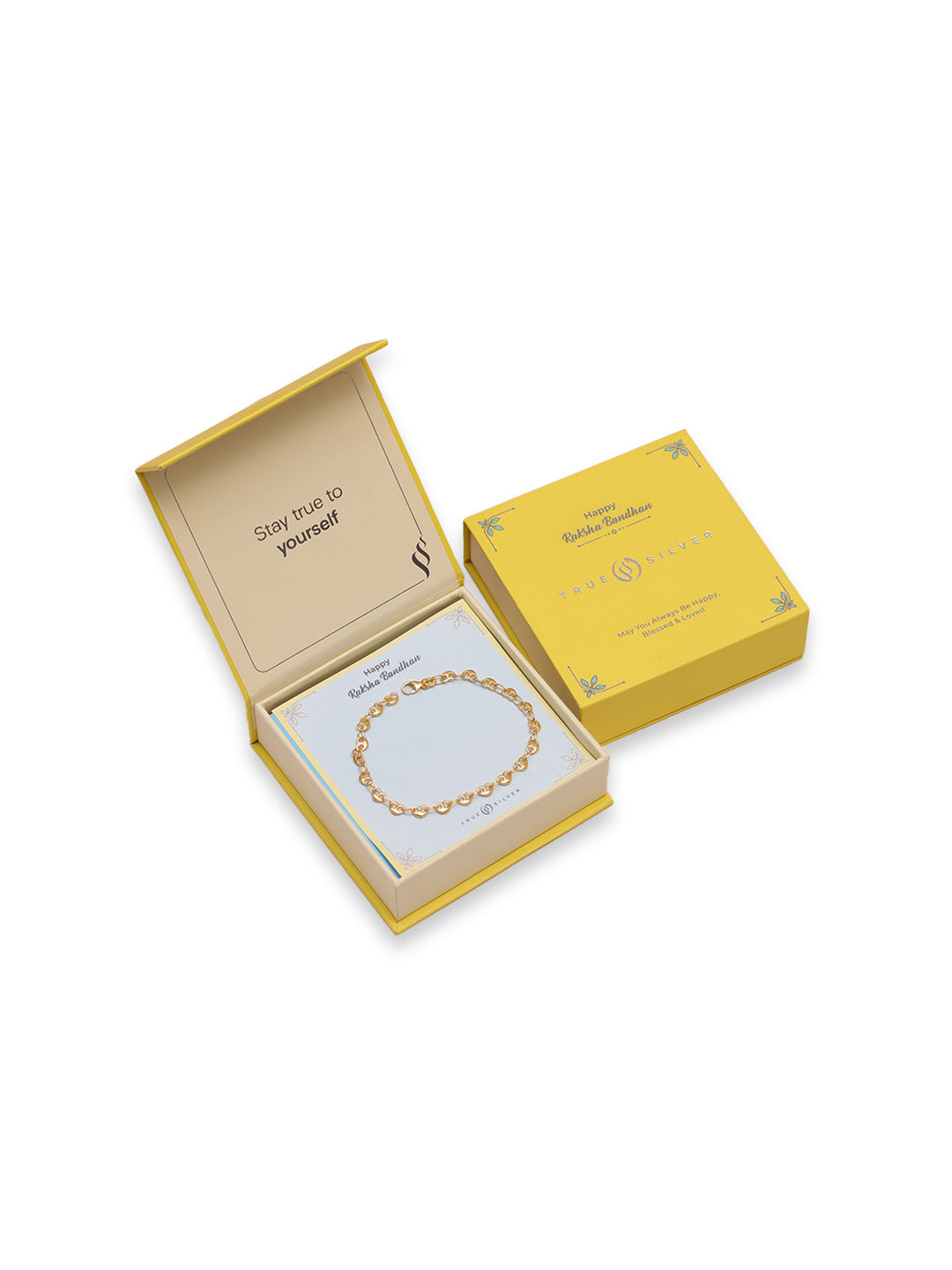 Golden Amoura Puffed Heart Bracelet