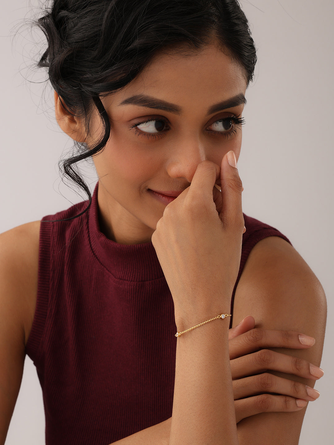 925 Sterling Silver Jewellery | 14K Gold-Plated Bella Loop Bracelet | acpl-ecom.myshopify.com