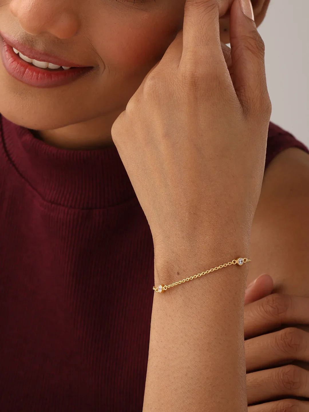 925 Sterling Silver Jewellery | 14K Gold-Plated Bella Loop Bracelet | acpl-ecom.myshopify.com