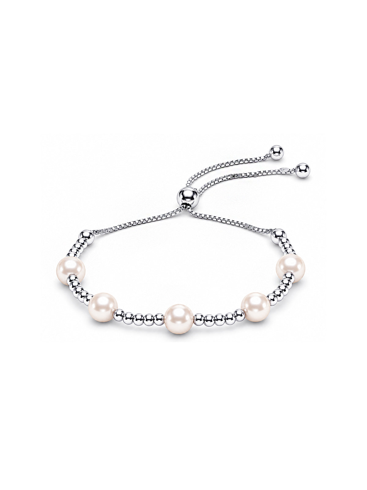 Pearl Sliding Bolo Bracelet