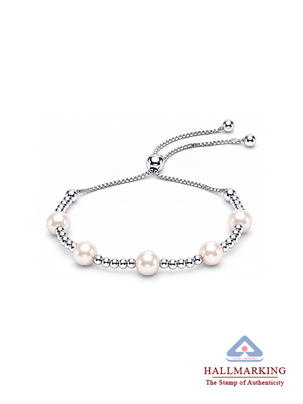 Pearl Sliding Bolo Bracelet