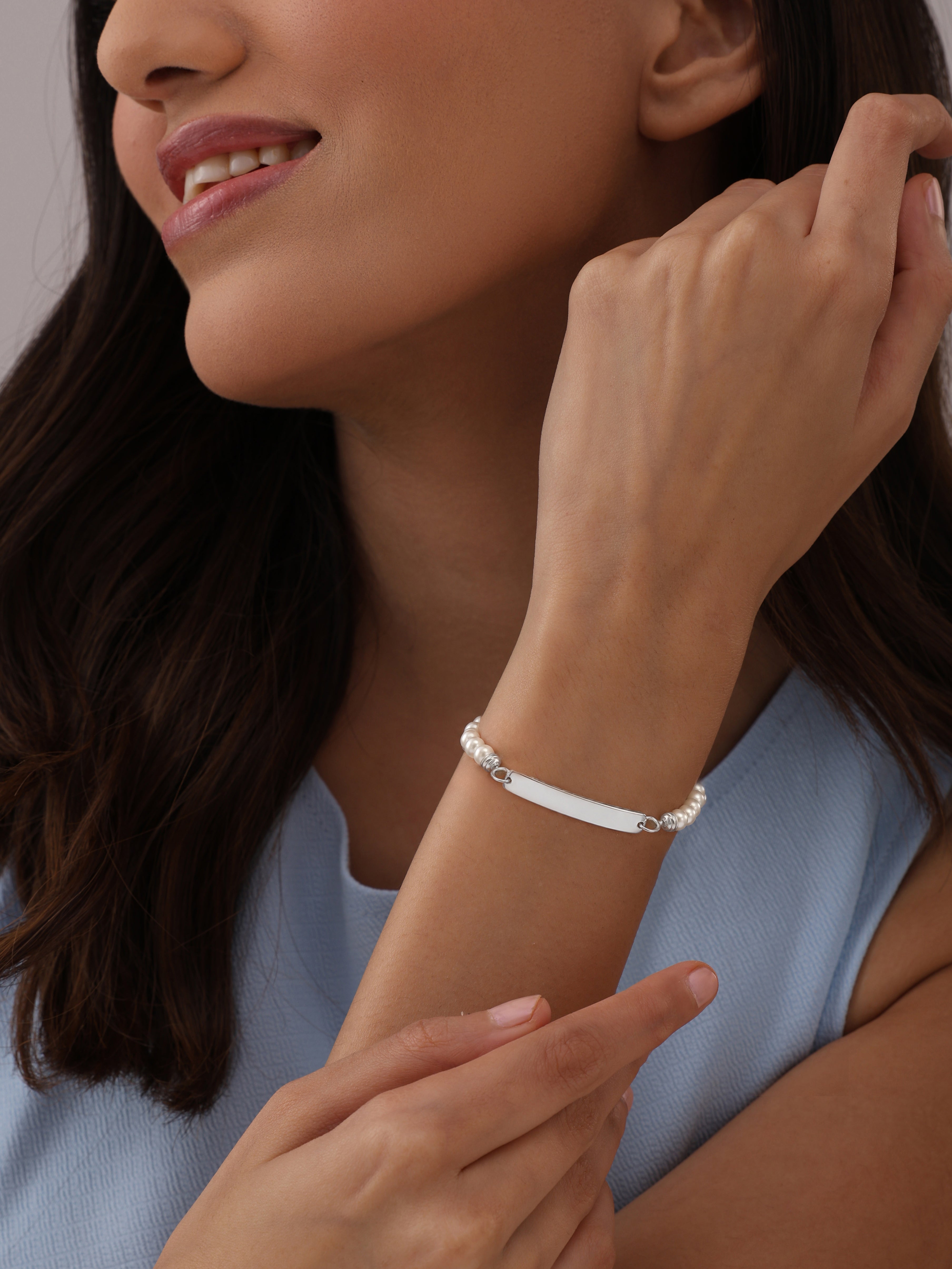 Silver ID Bracelet