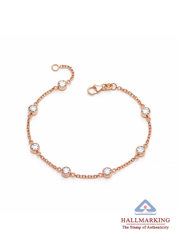 14K Rose Gold-Plated Elysia Bracelet
