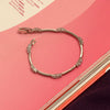 925 Sterling Silver Rhodium Plated Cubic Zirconia Station Classic Tennis Bracelet for Women