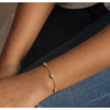 925 Sterling Silver 14K Gold Plated Octagonal Cut CZ Tennis Bracelet for Women