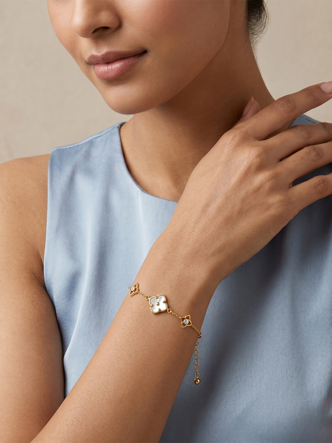 Flash Gold Crystal Bracelet