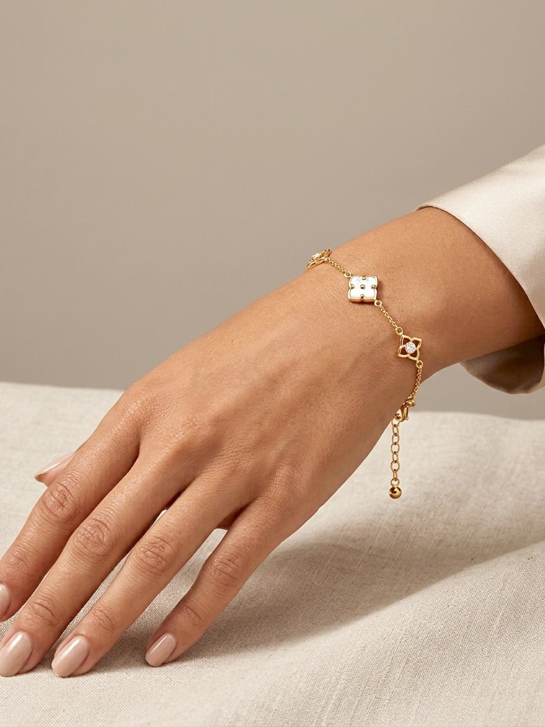 Flash Gold Crystal Bracelet