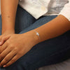 925 Sterling Silver Sparkling CZ Love Heart Adjustable Cable Chain Link Bracelet for Women Teen