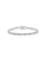 Selara Princess-Cut CZ Women's Tennis Bracelet