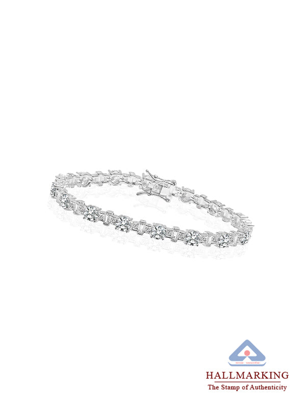 Princess Cut Square Tennis Bracelet