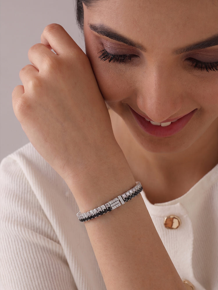 Silver Stone Bracelet