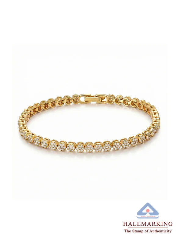 Golden Lumiere Stone Bracelet