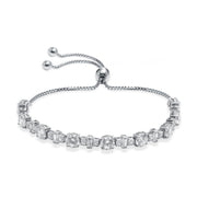 Silver Slider Chain Bracelet