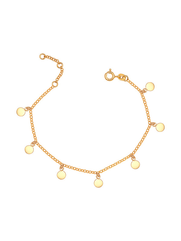 Golden Solis Charm Bracelet