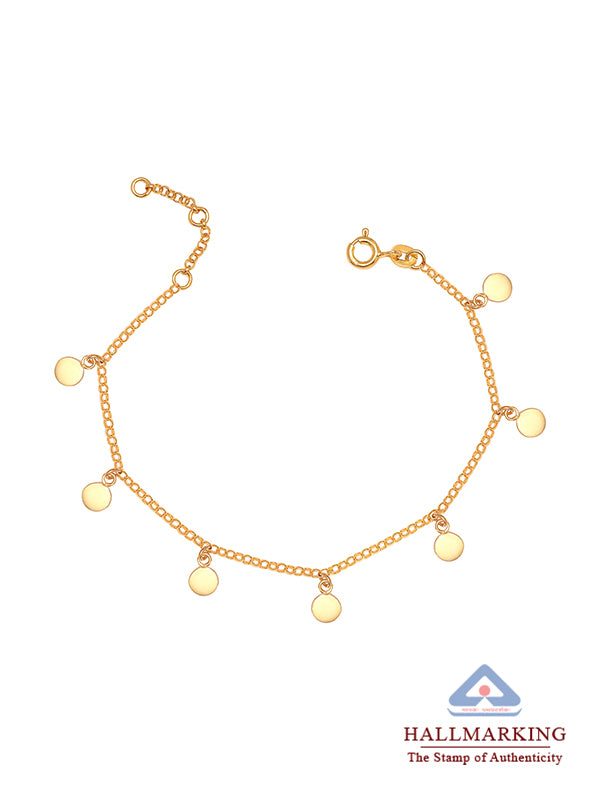 Golden Solis Charm Bracelet
