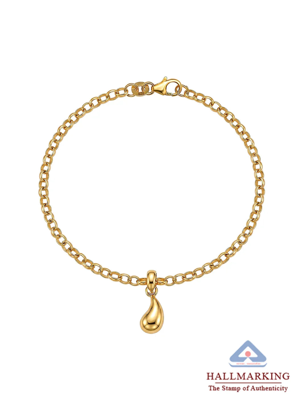 14K Gold-Plated Teardrop Lyssara Bracelet