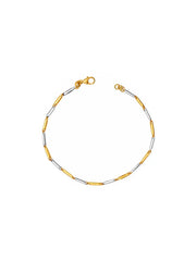 Dual Muse Two-Tone Link Bracelet