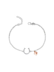 Fortuna Horseshoe Heart Women's Bracelet