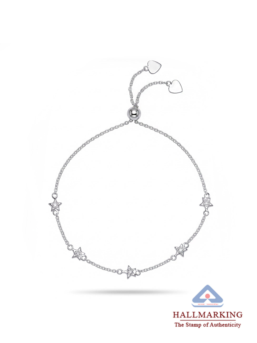 Contemporary Slider Bracelet in Silver