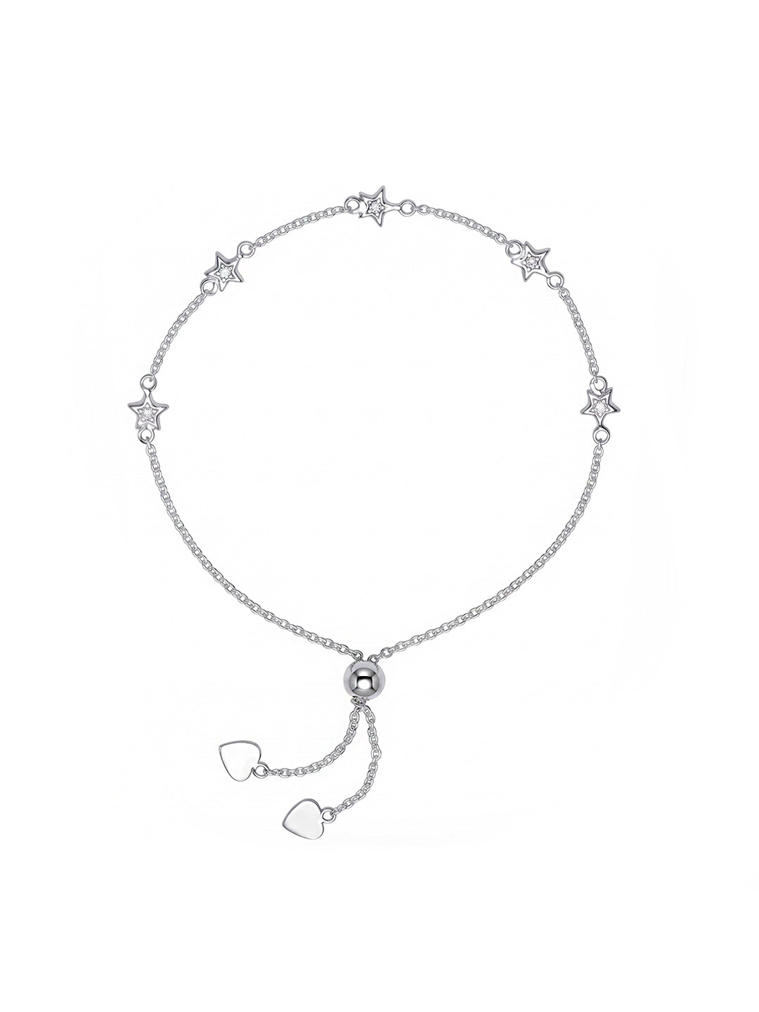 Contemporary Slider Bracelet in Silver
