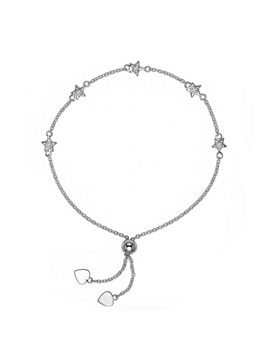 Contemporary Slider Bracelet in Silver