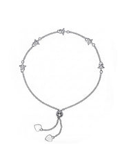 Contemporary Slider Bracelet in Silver