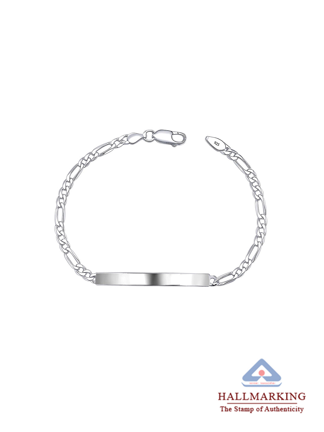 Men's Silver ID Bracelet