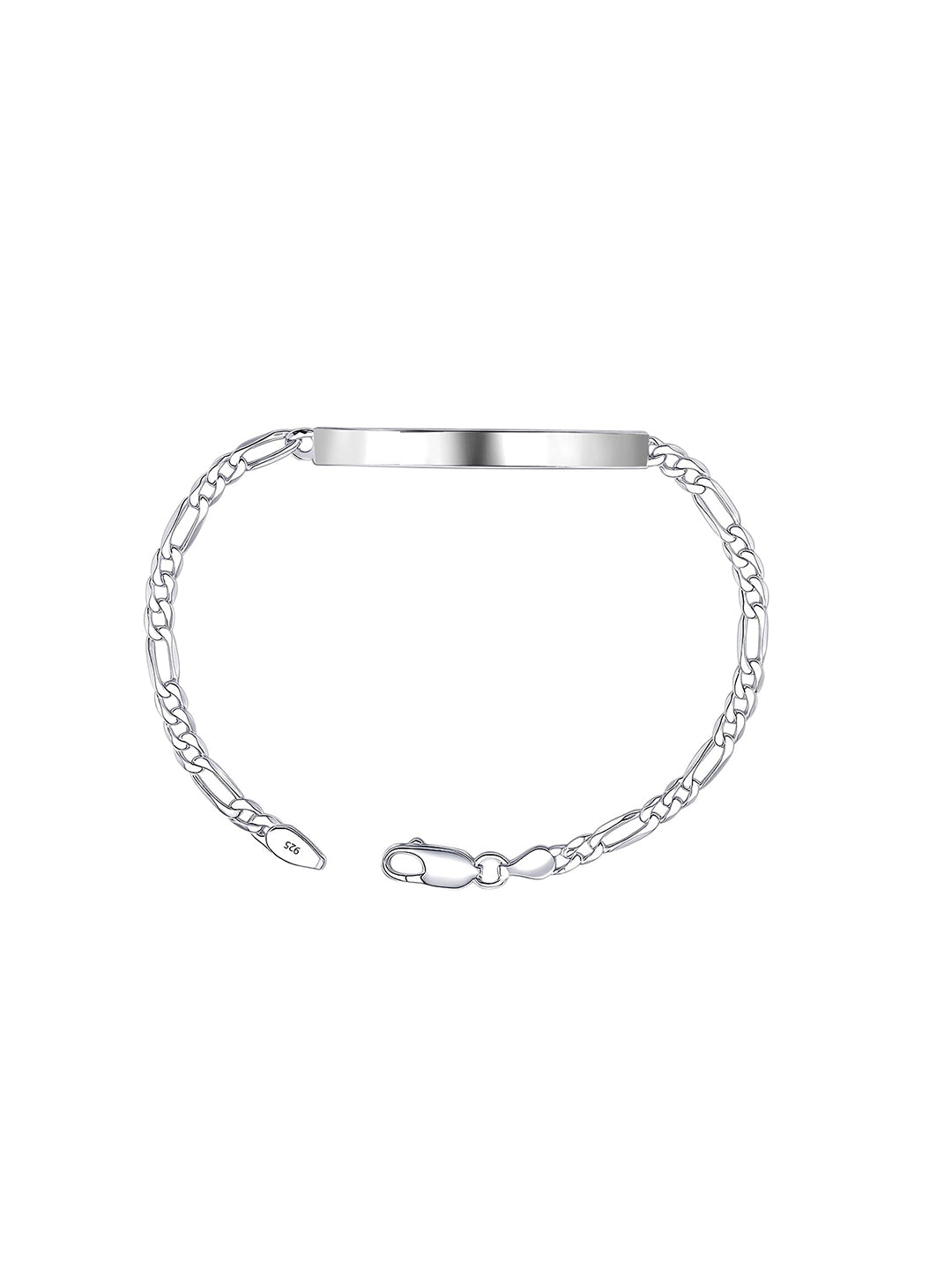 Men's Silver ID Bracelet