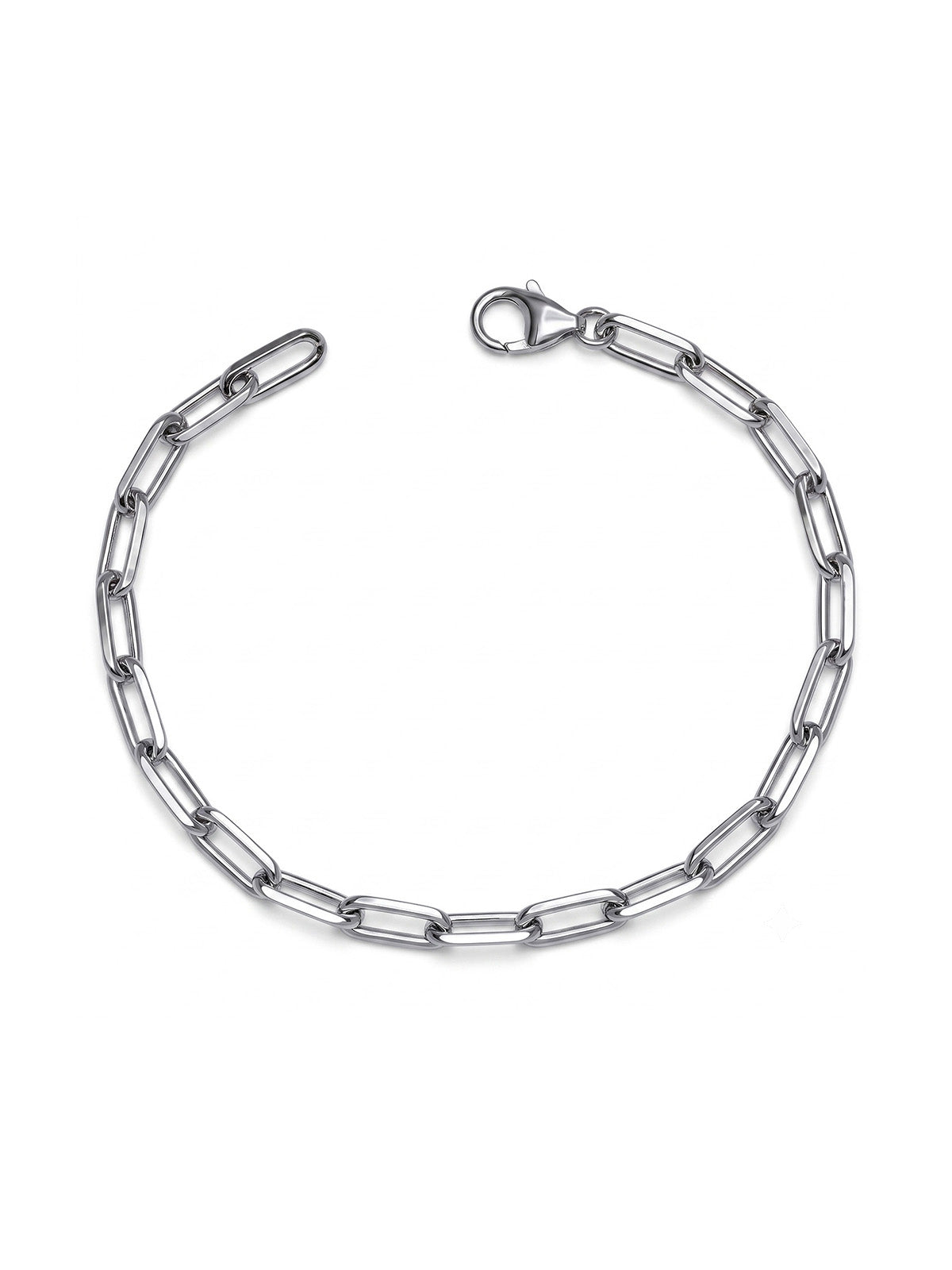 Sleek Silver Link Bracelet