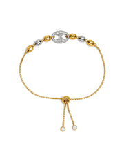 Dual Tone Slider Bracelet II