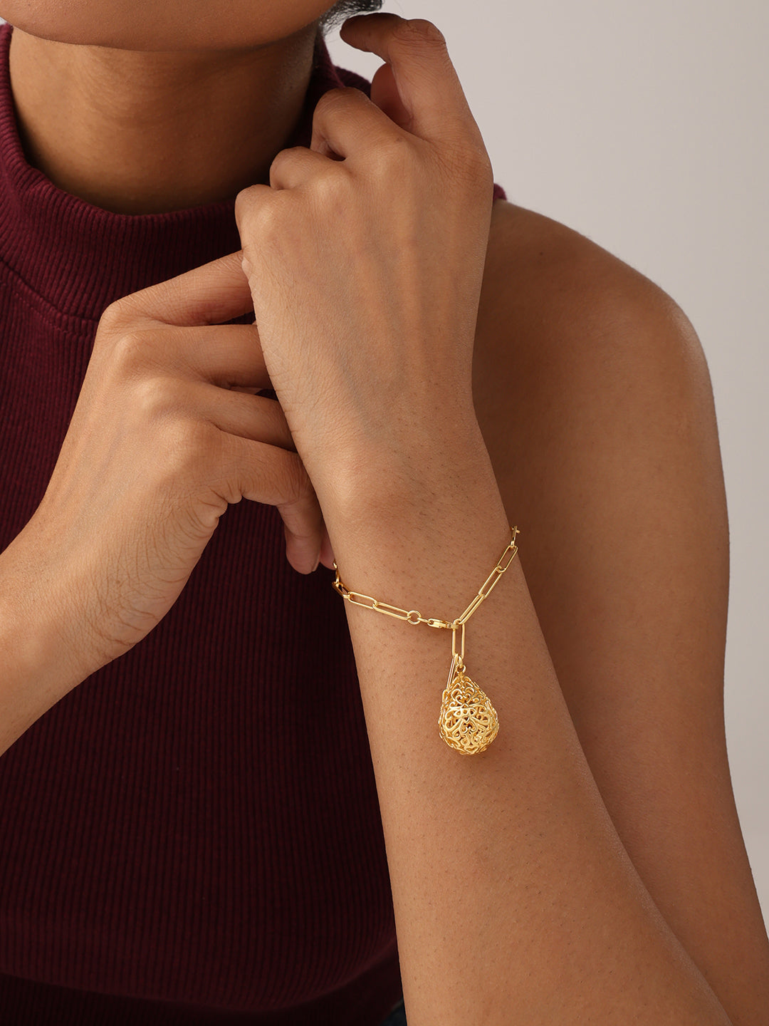 Gold Charm Bracelet