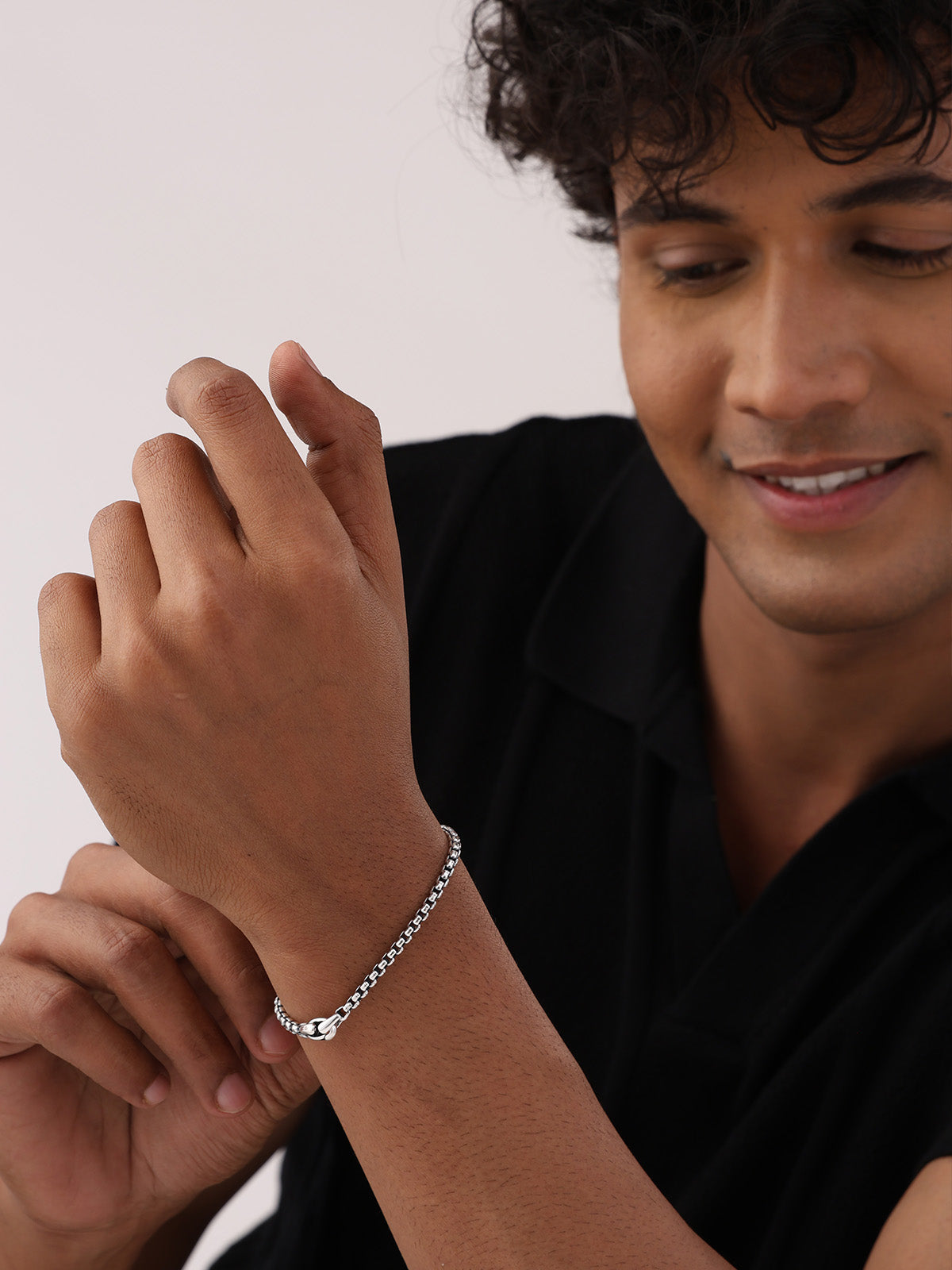 Classic Silver Link Chain Bracelet