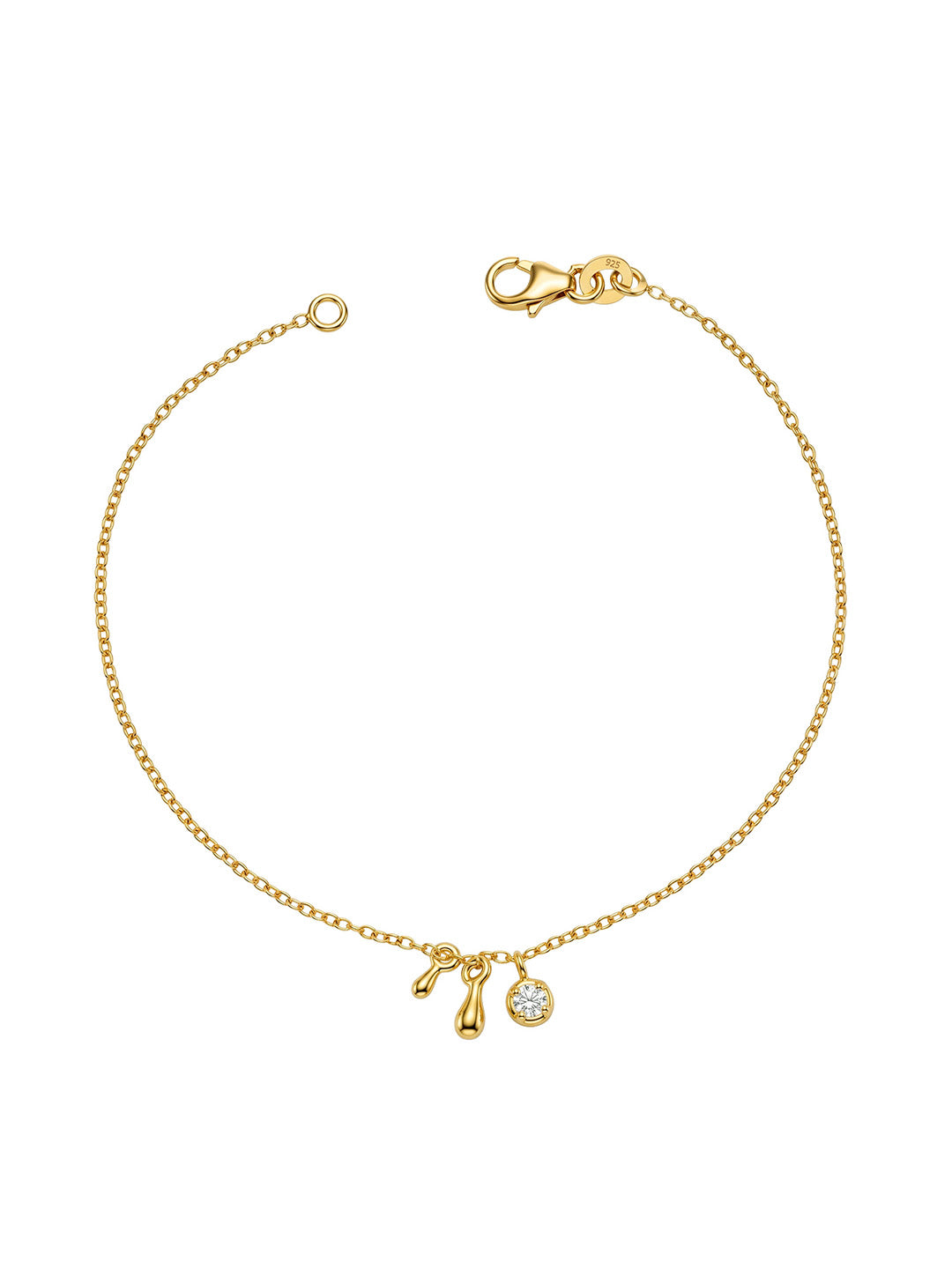 Flash Gold Charm Bracelet