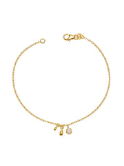 Flash Gold Charm Bracelet