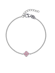 Rhodium Charm Bracelet