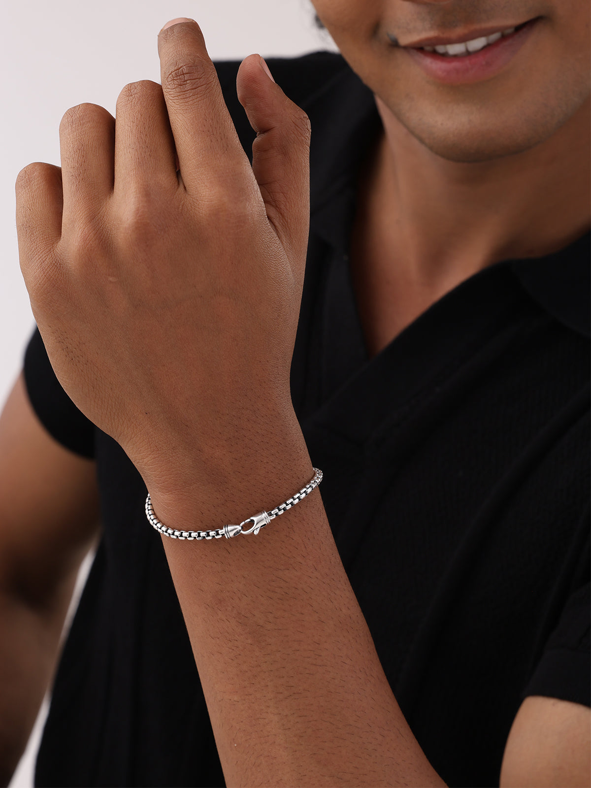 Antiqued Box Chain Bracelet