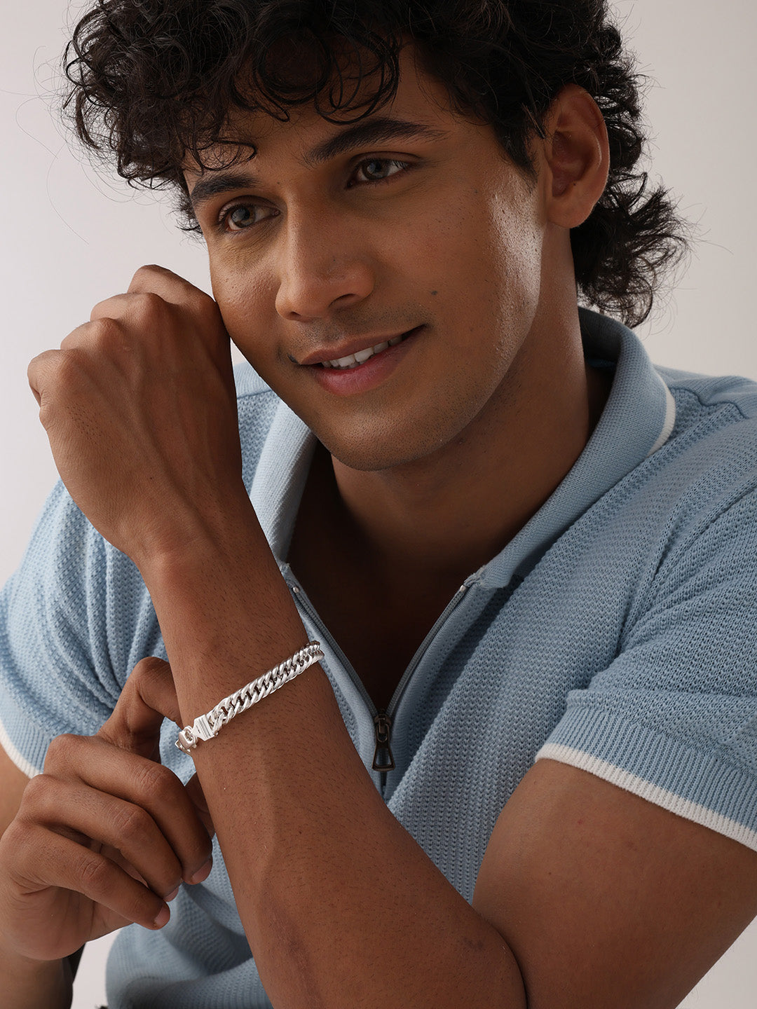 Curb Link Bracelet for Men