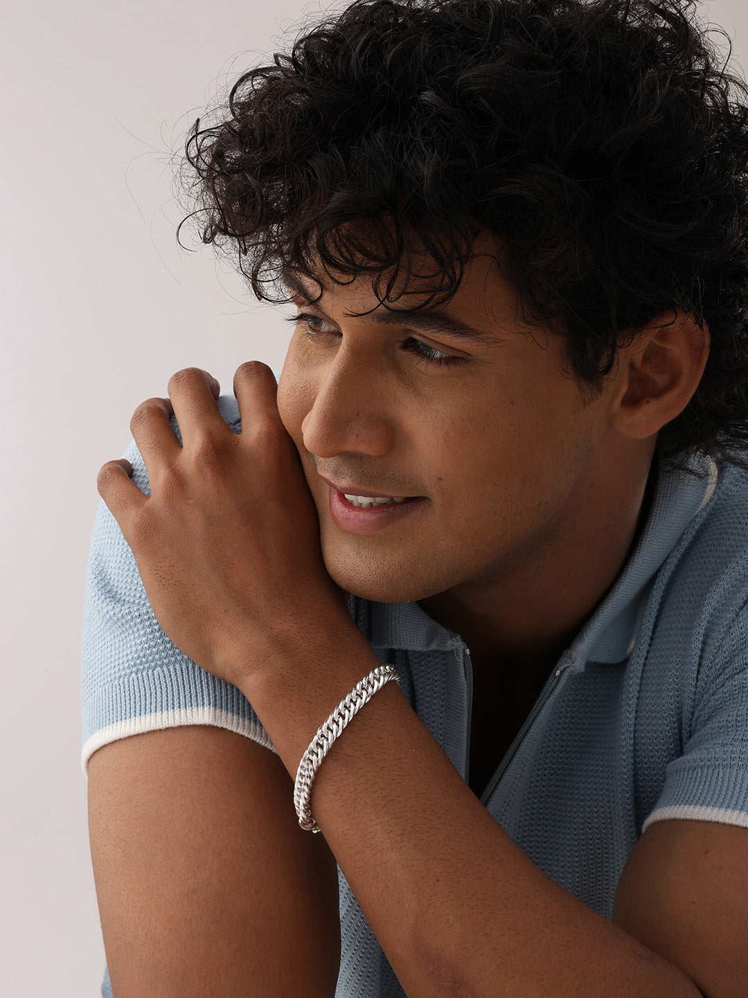 Curb Link Bracelet for Men