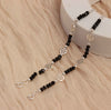 925 Sterling Silver Black Beads Nazariya Bracelet for Kids