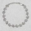 925 Sterling Silver Designer Cz Heart Style Tennis Bracelet for Women and Girls