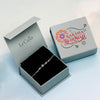 925 Sterling Silver Fancy Modern Amethyst Purple Zircon Stone Sliding Bolo Bracelets With Raksha Bandhan Gift Box For Sister